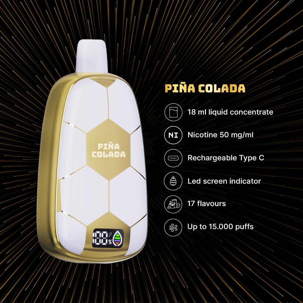 Ronaldinho Instapuff - Pia Colada Bigmo Vapes Ronaldinho Instapuff - Pia Colada Bigmo Vapes